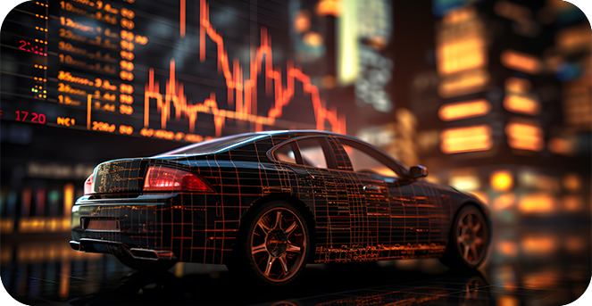 Vehicle summary analytics in car rental company software