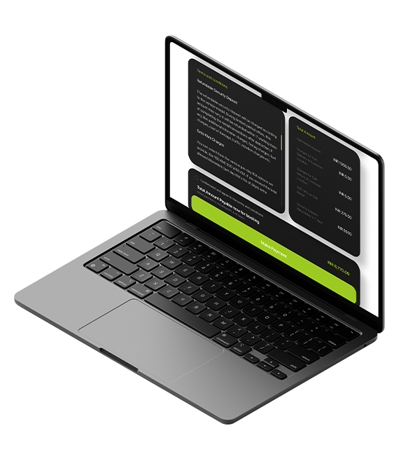 Car rental website dashboard